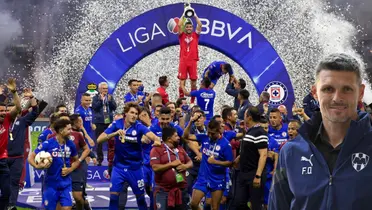 Cruz Azul celebrando su noveno título de Liga MX. Foto; Telemundo