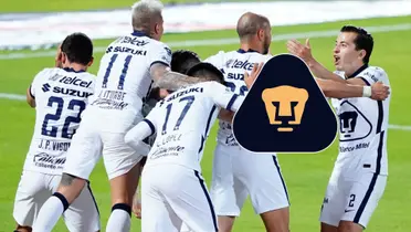 Jugadores de Pumas festejando un gol vs Cruz Azul / Imagen: Mediotiemp
