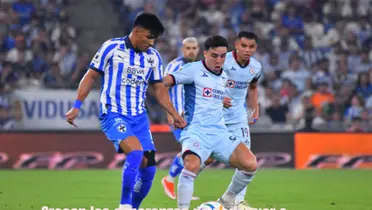 Cruz Azul enfrentando a Monterrey/FOTO Fútbol Total