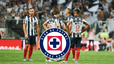 Jugadores de Monterrey tristes, logo de Cruz Azul