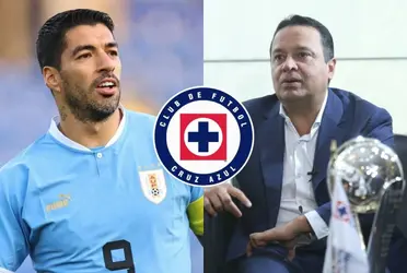 La afición de Cruz Azul pedía a gritos el fichaje de Luis Suárez y Víctor Velázquez apuntaría contratar uruguayo de segunda
