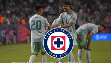 Selección Mexicana celebrando gol en contra de Bolivia/La Máquina Celeste
