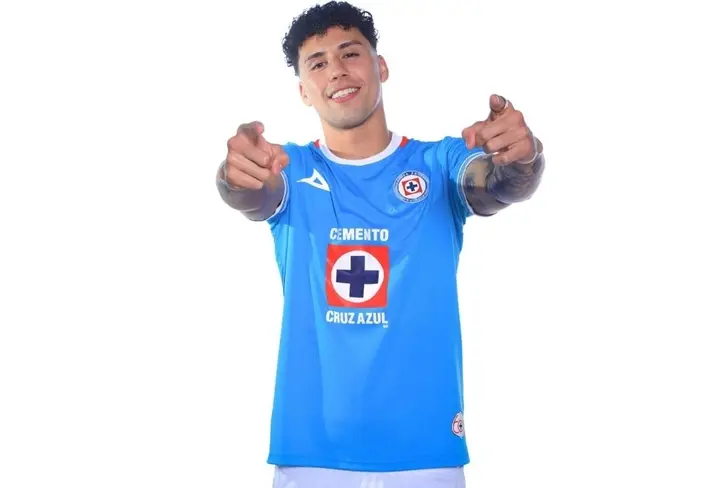 Jorge Sánchez con Cruz Azul - Foto: X (@CruzAzul)
