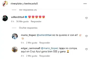 Quieren a Willer Ditta en River Plate - Foto: Captura de pantalla