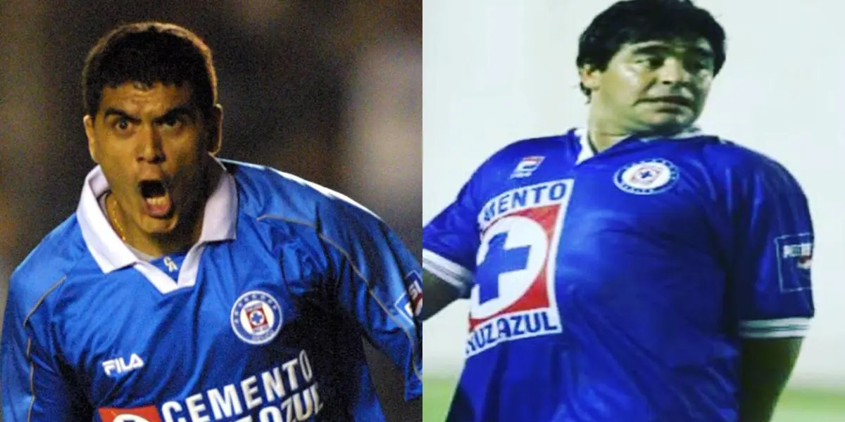 A finales de los 90s un jugador argentino hizo que Maradona siguiera al Cruz Azul