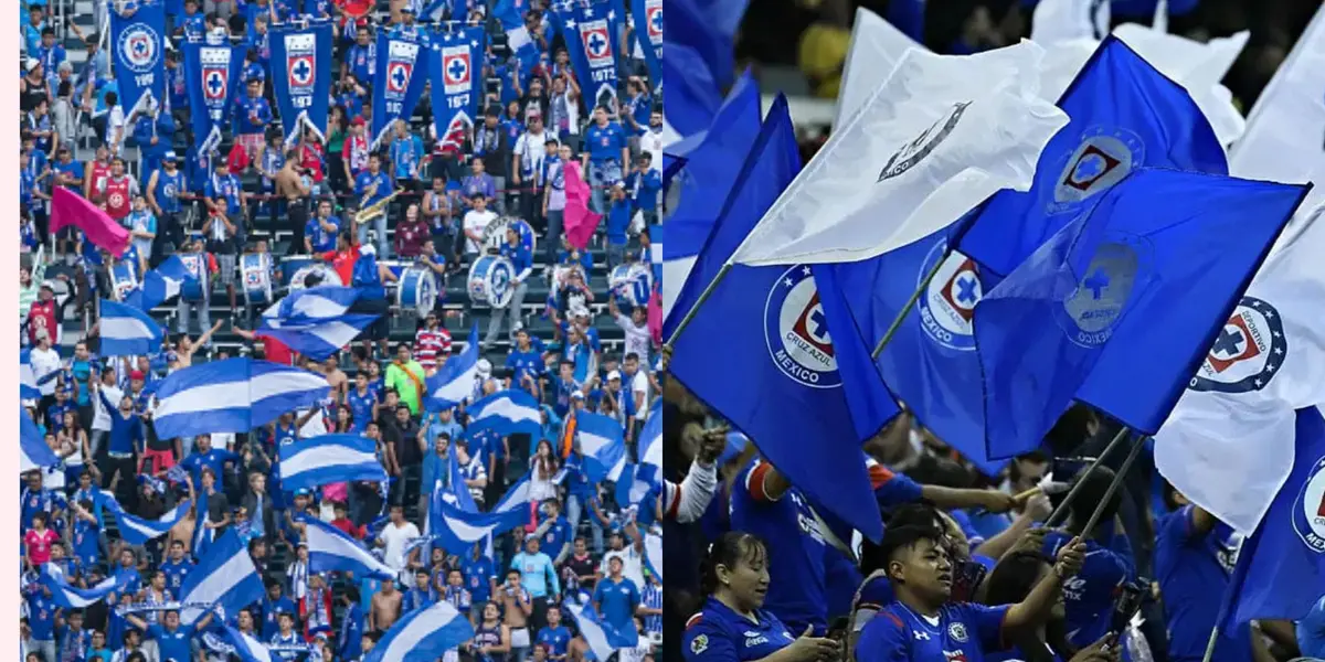Afición de Cruz Azul.