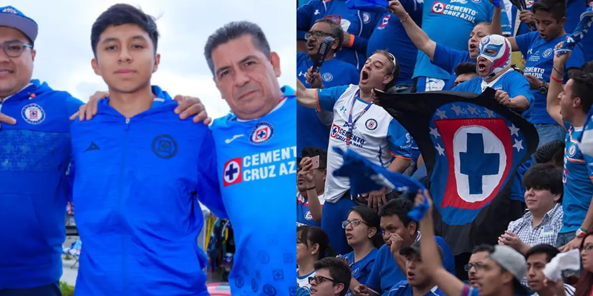 Afición de Cruz Azul.