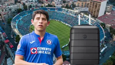 Alexis Gutiérrez con Cruz Azul, Estadio de los Deportes/FOTO La Máquina Celeste