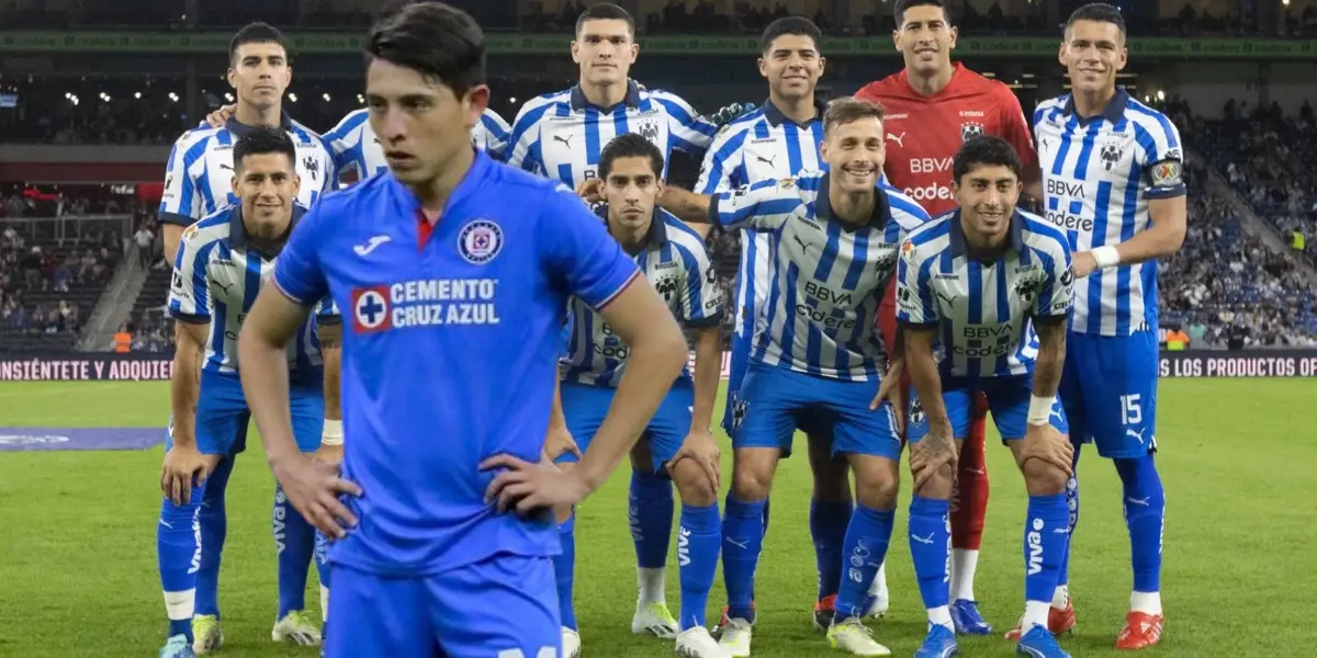 Alexis Gutiérrez con el equipo de Rayados de Monterey/La Máquina Celeste