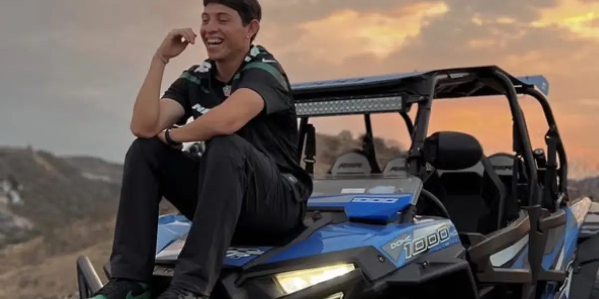 Alexis Gutiérrez en su vehículo todo terreno - Foto: Captura de pantalla