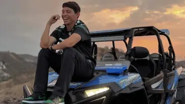 Alexis Gutiérrez en su vehículo todo terreno - Foto: Captura de pantalla