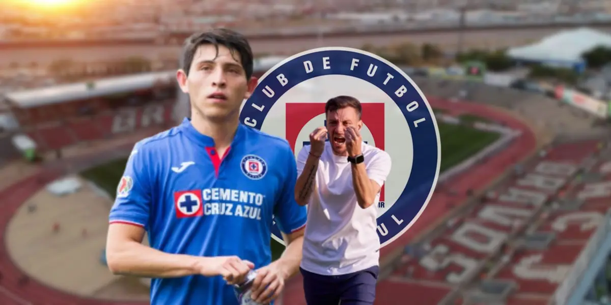 Alexis Gutiérrez en un partido de Liga MX con Cruz Azul en 2019, año de su debut