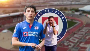 Alexis Gutiérrez en un partido de Liga MX con Cruz Azul en 2019, año de su debut