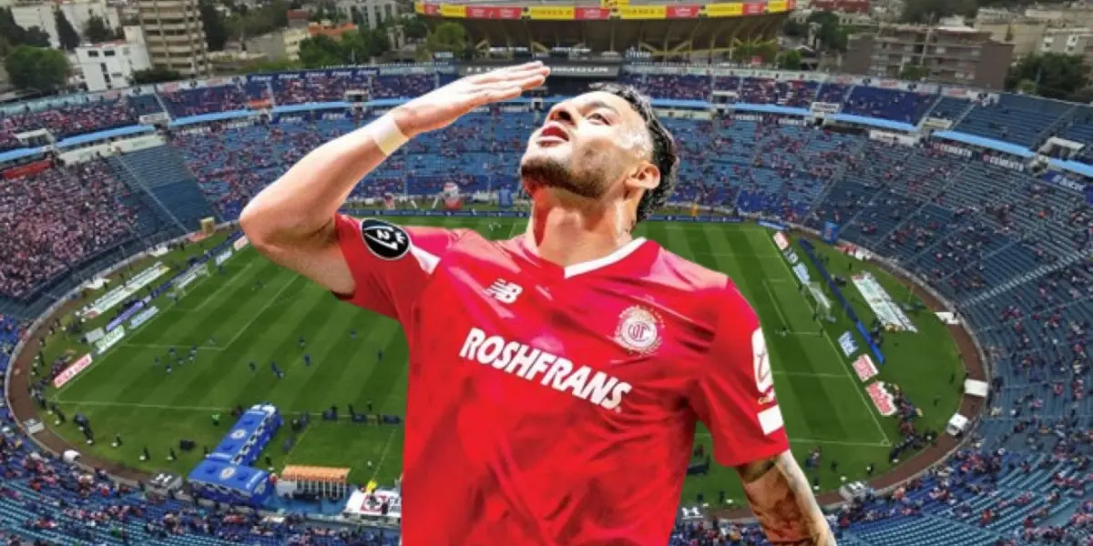 Alexis Vega lamentándose en el Estadio Azul/La Máquina Celeste