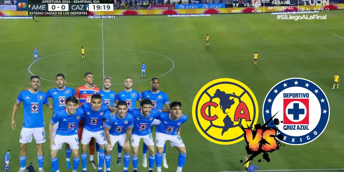 América - Cruz Azul (Foto: Captura X)