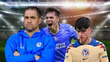 Andre Jardine, con Kevin Álvarez y Huescas/FOTO La Máquina Celeste