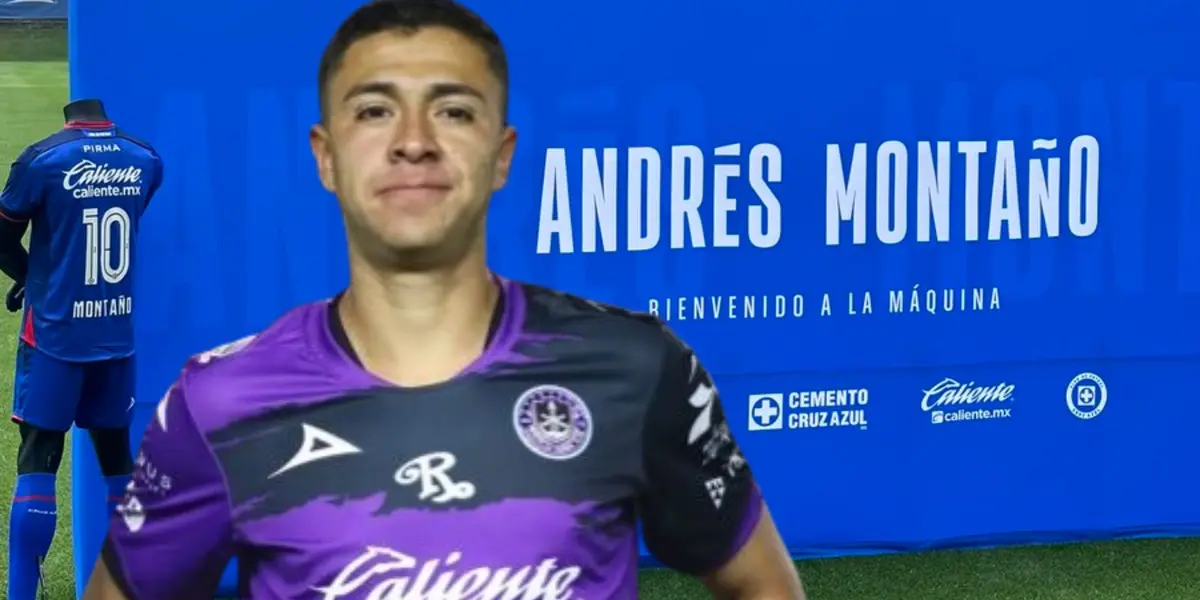 Andrés Montaño en su presentación como jugador cementero/La Máquina Celeste