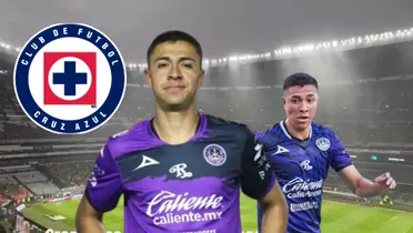Andrés Montaño, y el escudo de Cruz Azul/La Máquina Celeste