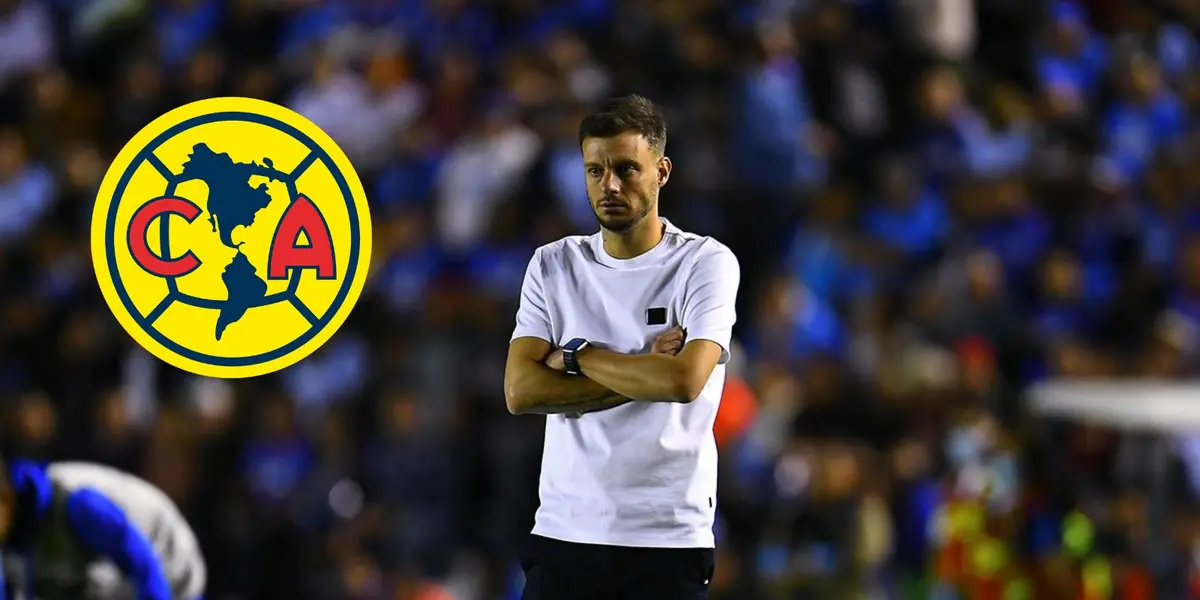 Anselmi con el América/FOTO: Mexsport