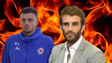 Anselmi con el director deportivo Alonso en la portada/La Máquina Celeste