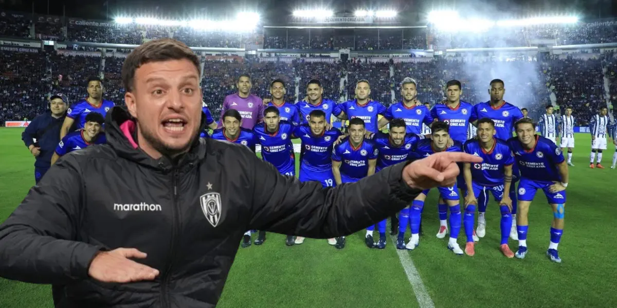 Anselmi con el equipo de Cruz Azul 2024/La Máquina Celeste