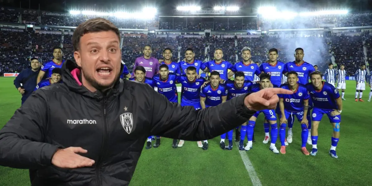 Anselmi con el equipo de Cruz Azul/La Máquina Celeste