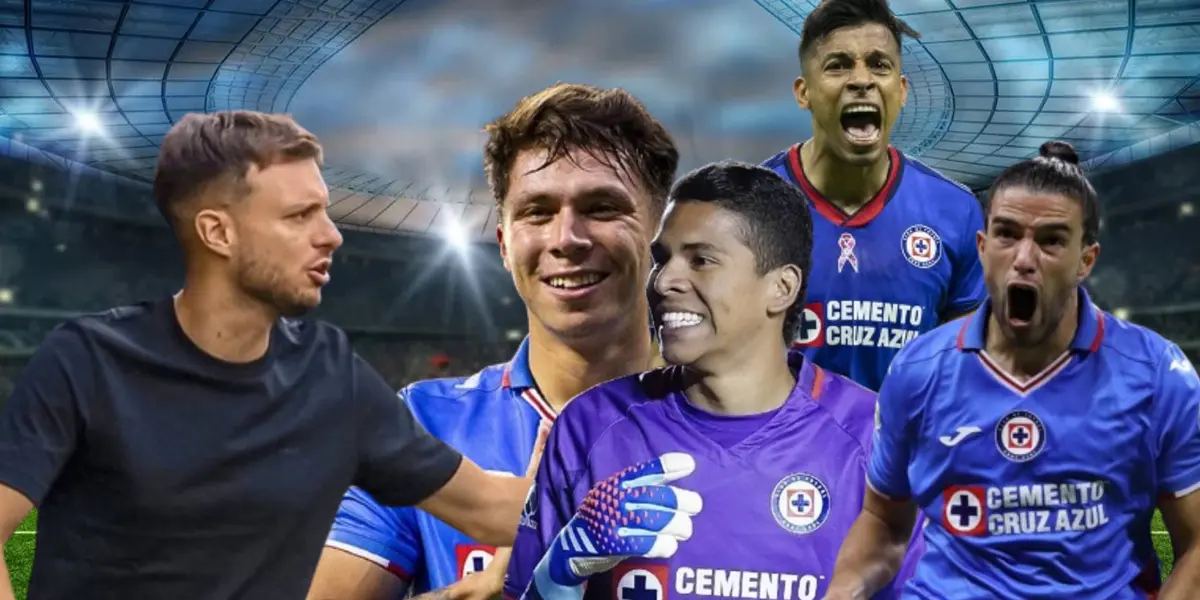 Anselmi con Mier, Rivero, Huescas y Sepúlveda/FOTO La Máquina Celeste