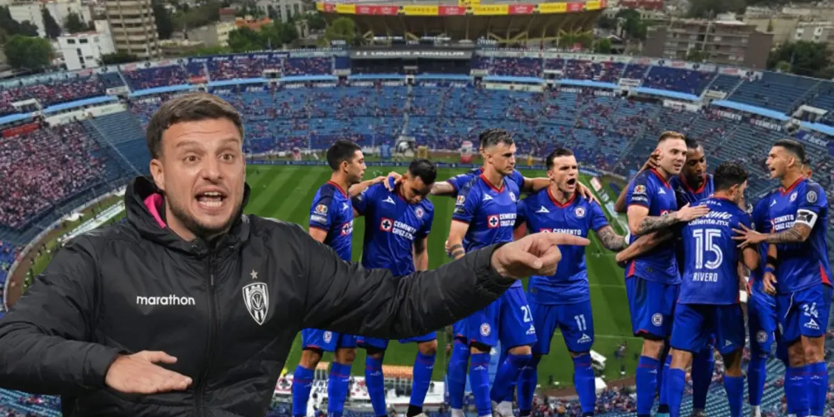 Anselmi dirigiendo juego, equipo de Cruz Azul/FOTO La Máquina Celeste