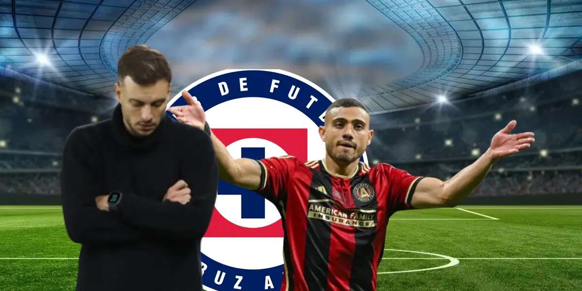 Anselmi en la portada con el delantero griego Giakoumakis/La Máquina celeste