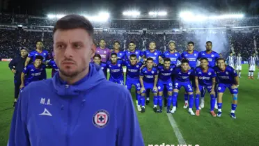 Anselmi, equipo de Cruz Azul en foto/La Máquina Celeste