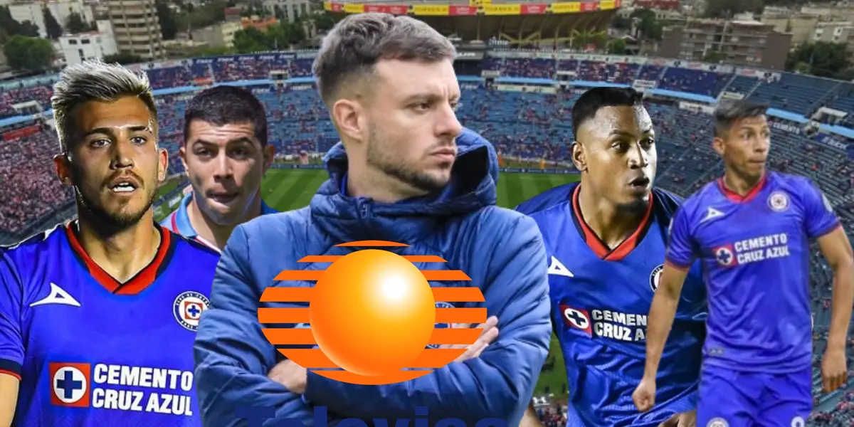 Anselmi, junto a Piovi, Erik Lira, Ditta y Sepúlveda