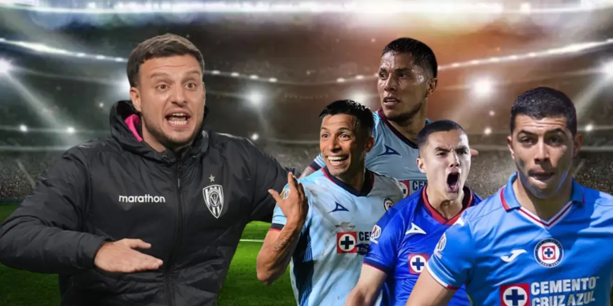 Anselmi junto a Salcedo, Lira, Levy, Sepúlveda