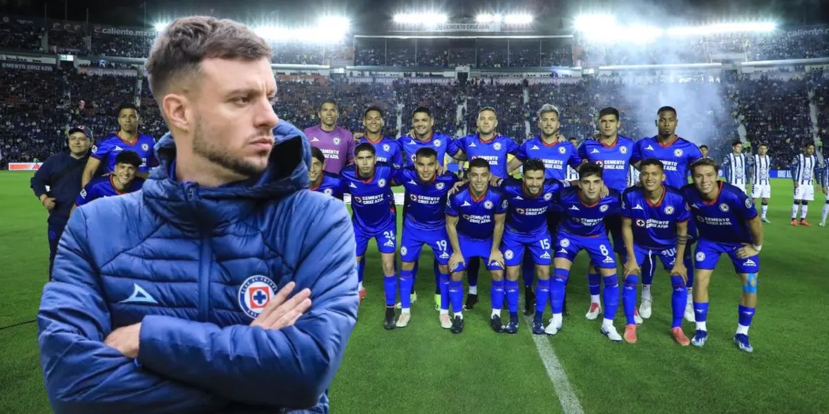 Anselmi junto al equipo de Cruz Azul/FOTO La Máquina Celeste