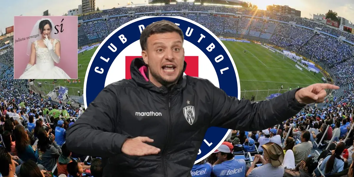 Anselmi, logo de Cruz Azul, canción de Julieta Venegas/FOTO La Máquina Celeste