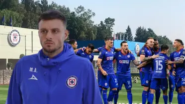 Anselmi y el equipo de Cruz Azul/La Máquina Celeste