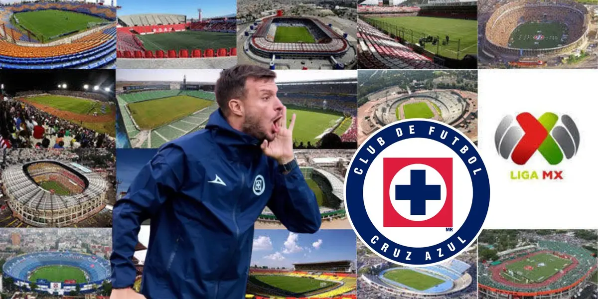 Anselmo y Cruz Azul en estadios de México/ FOTO: Viralizalo