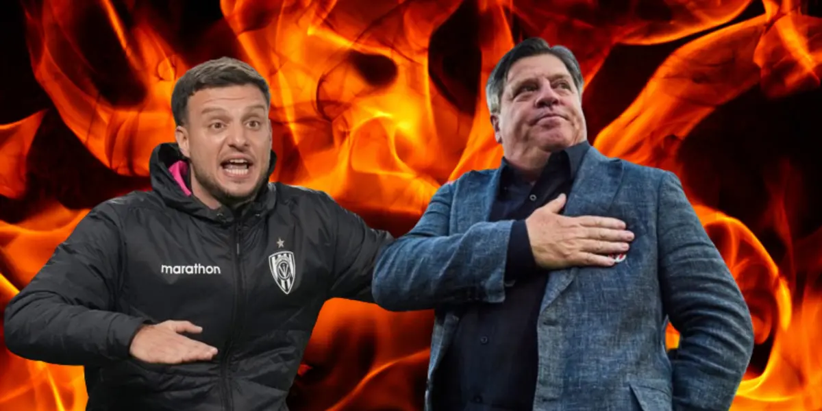 ANslemi junto a Miguel Herrera/FOTO La Máquina Celeste