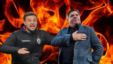ANslemi junto a Miguel Herrera/FOTO La Máquina Celeste