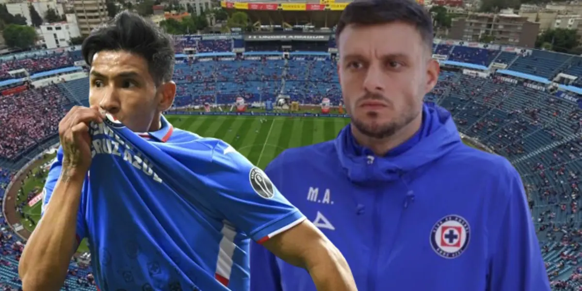 Antuna y Anselmi, de fondo el Estadio de los Deportes