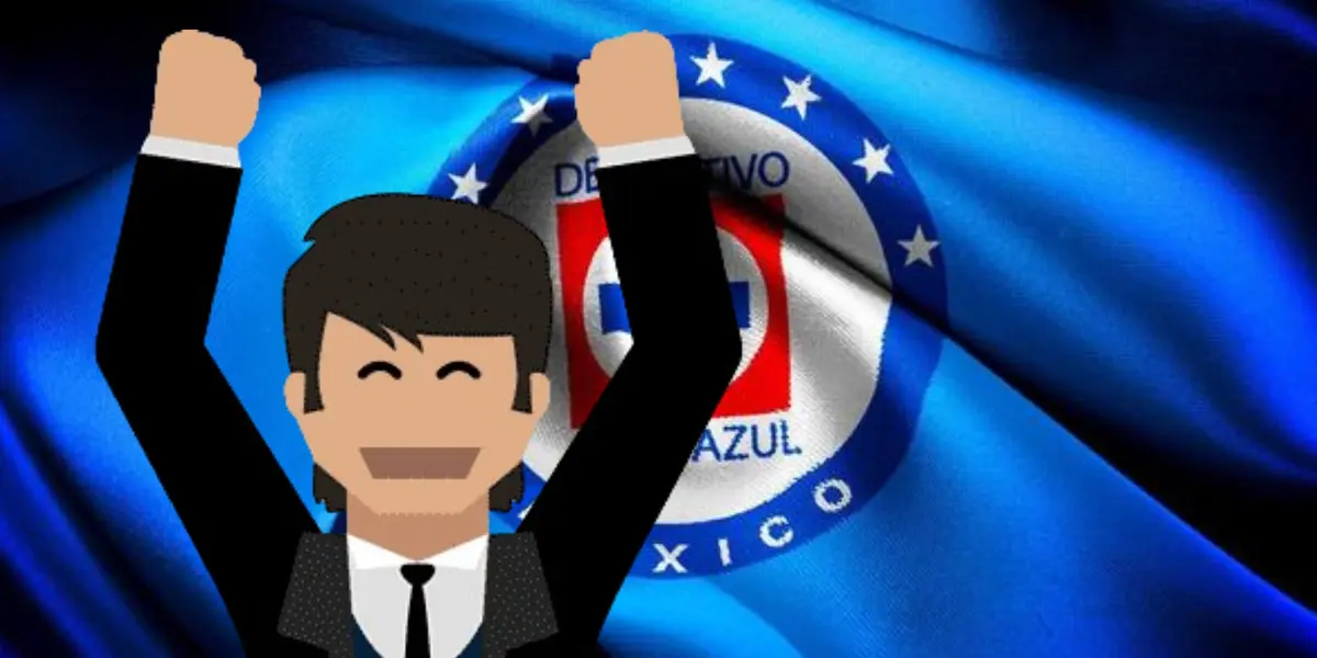 Background de la bandera de Cruz Azul - Foto: Especial