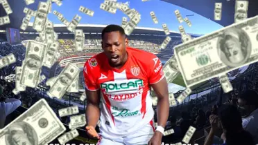 Cambindo con dólares cayendo en la portada/La Máquina Celeste