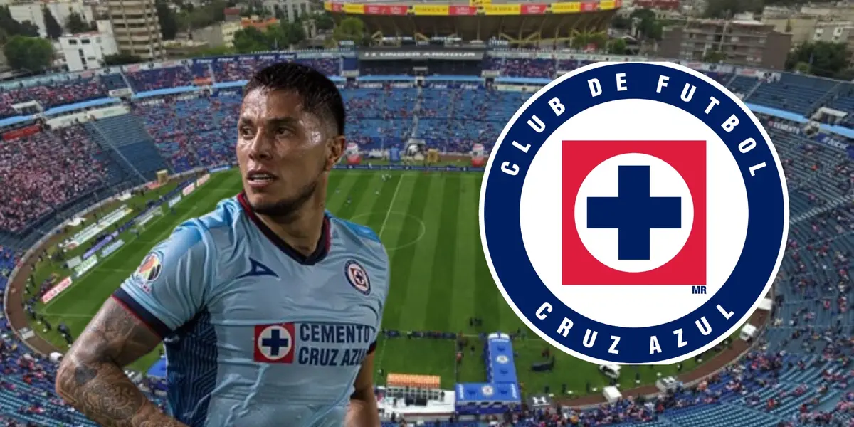 Carlos Salcedo, logo de Cruz Azul