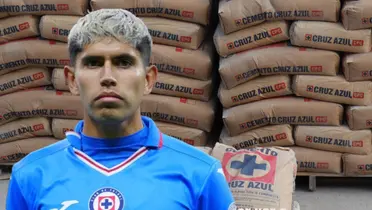 Carlos Vargas con bultos de cementero/La Máquina Celeste