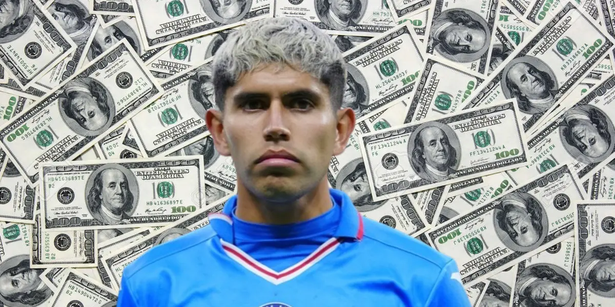 Carlos Vargas de fondo con dólares/La Máquina Celeste