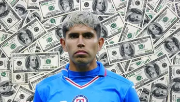 Carlos Vargas de fondo con dólares/La Máquina Celeste