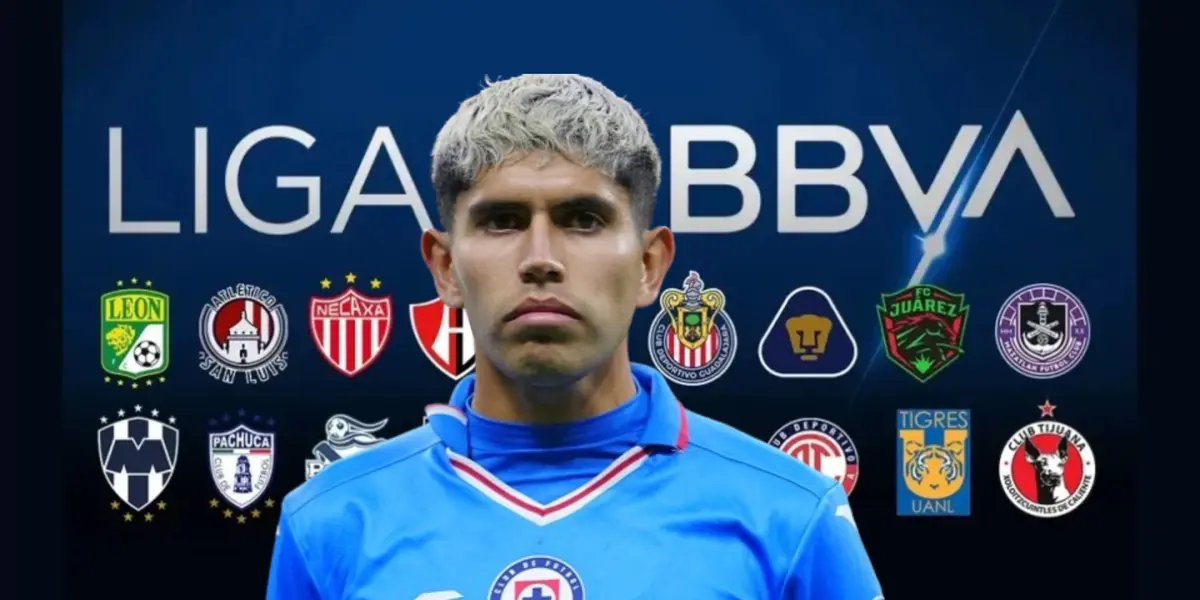 Carlos Vargas de fondo equipos de la liga mexicana