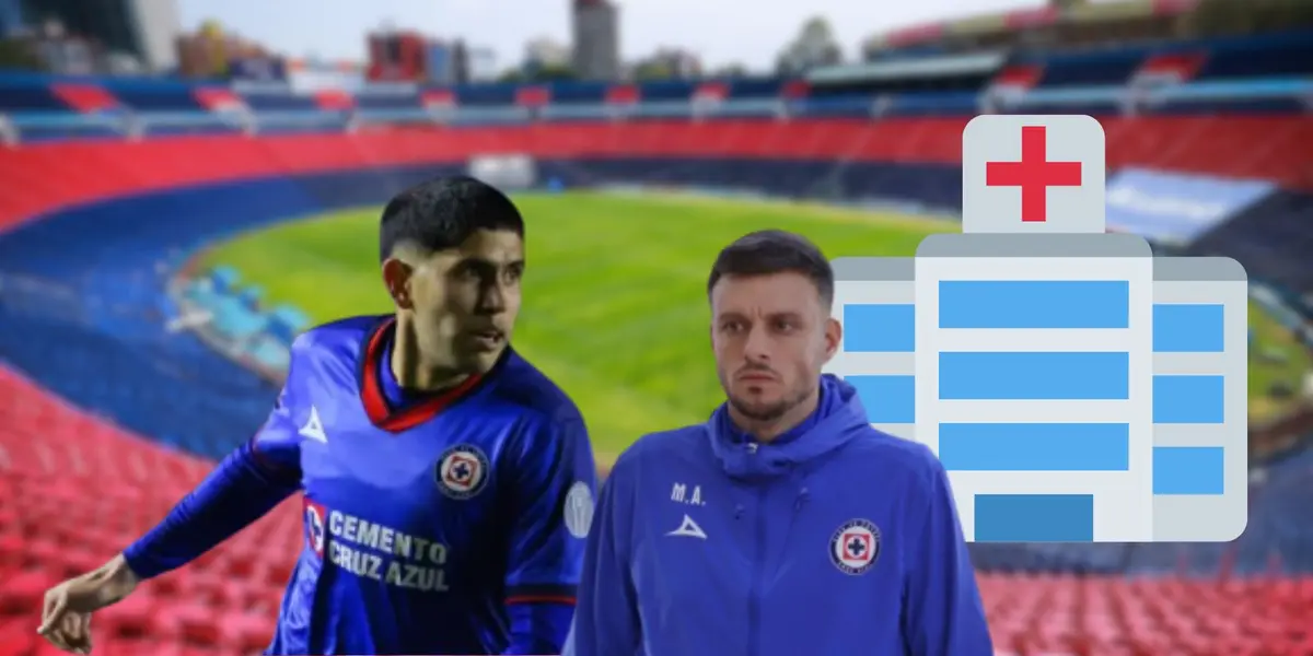 Carlos Vargas durante un partido de la Liga MX con Cruz Azul