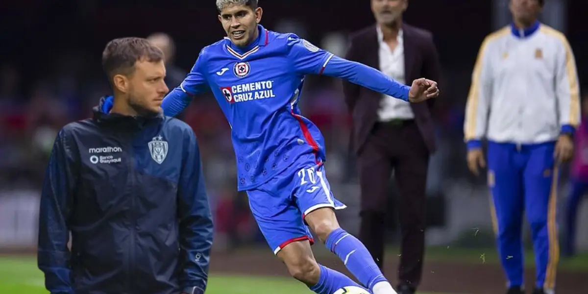 Carlos vargas no juega desde la jornada 1 con Cruz Azul