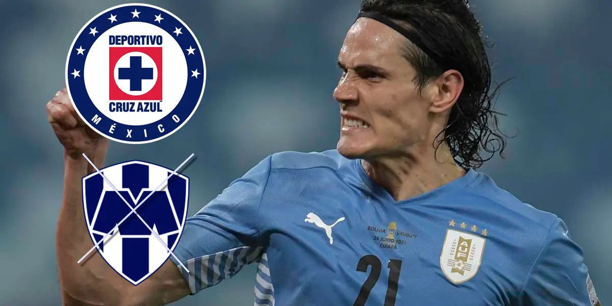 Cavani ya decidió que jugaría en Cruz Azul y no es por el dinero