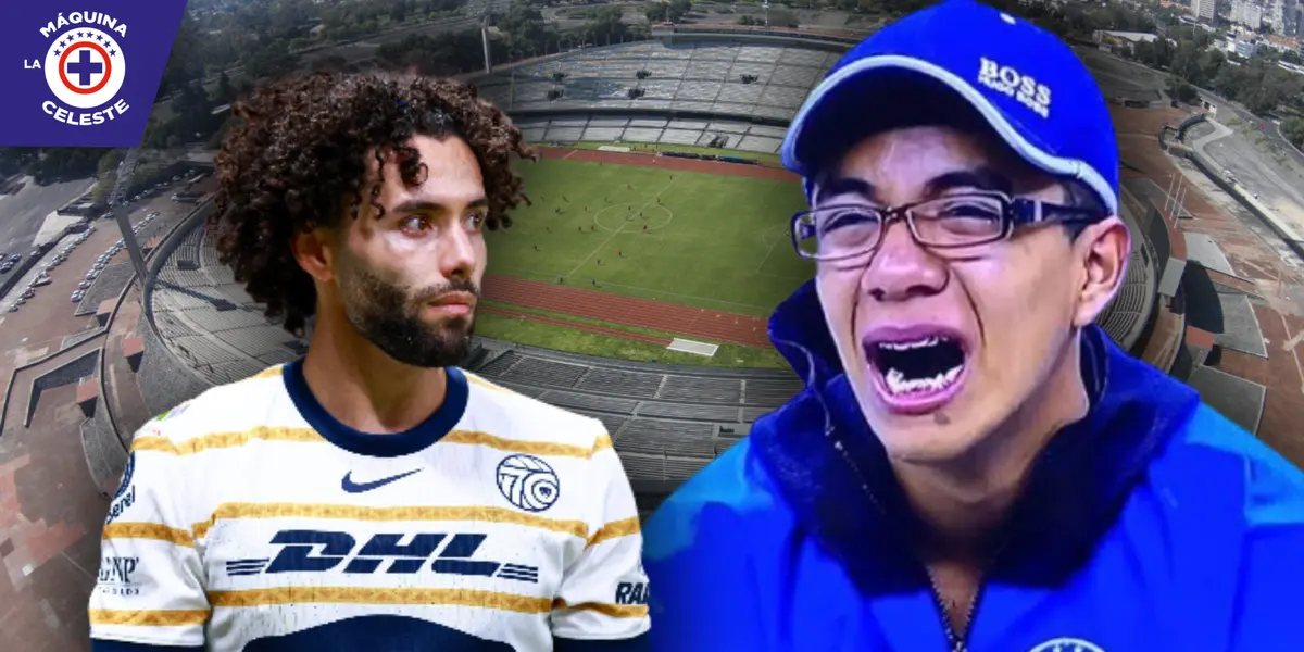 César Huerta y Estadio CU (Fuente: MEXSPORT)